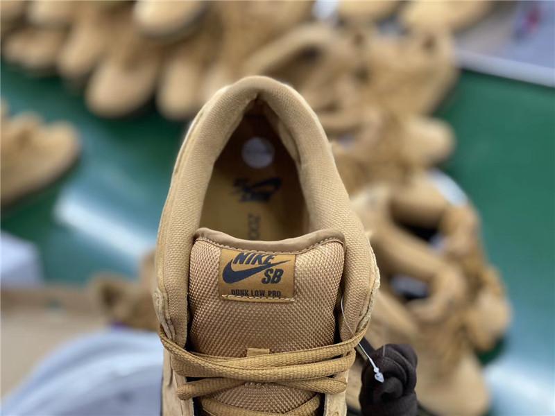 Pk God Sb dunk low wheat mocha retail materials ready to ship